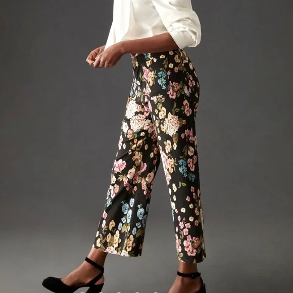The Colette Cropped Wide-Leg Pants by Maeve - Picture 4 of 9